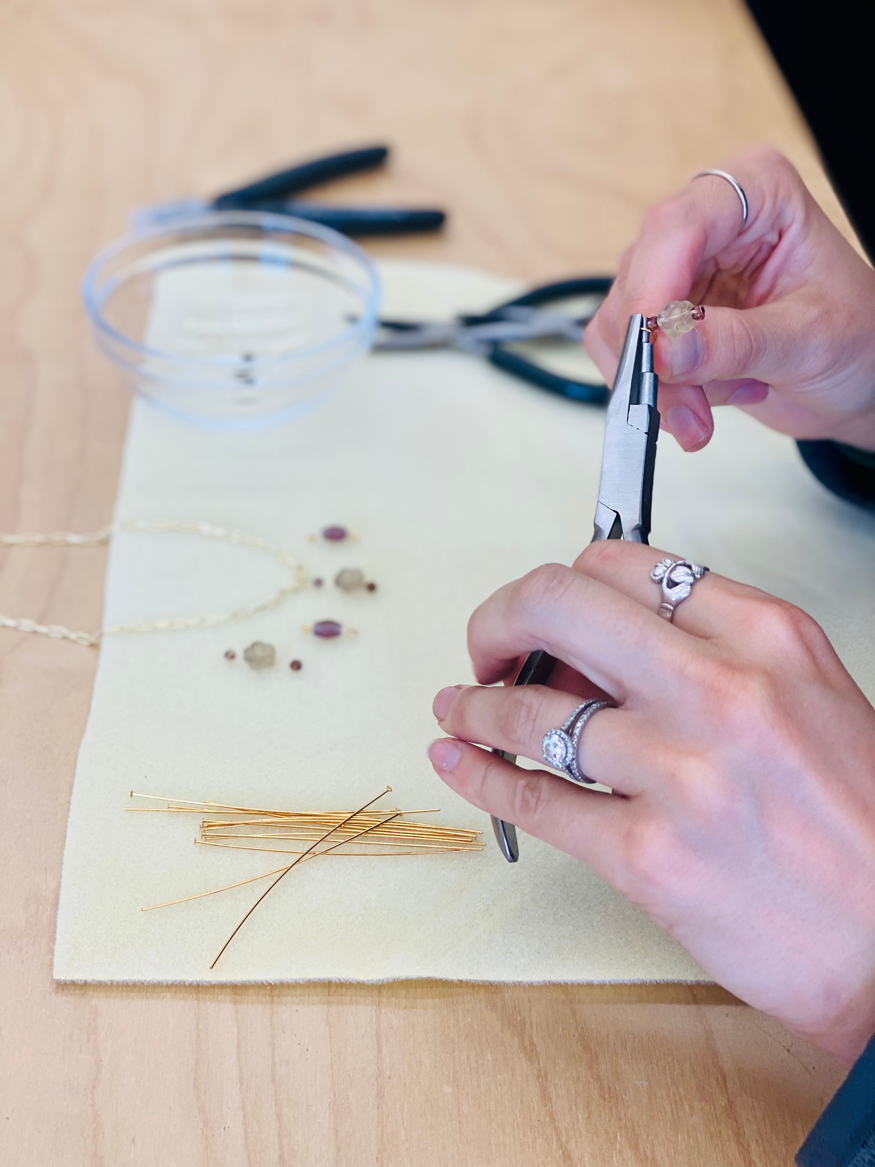 JUN 7th IN-PERSON - Wire Wrapped Charm Necklace with Denise Ambrosi