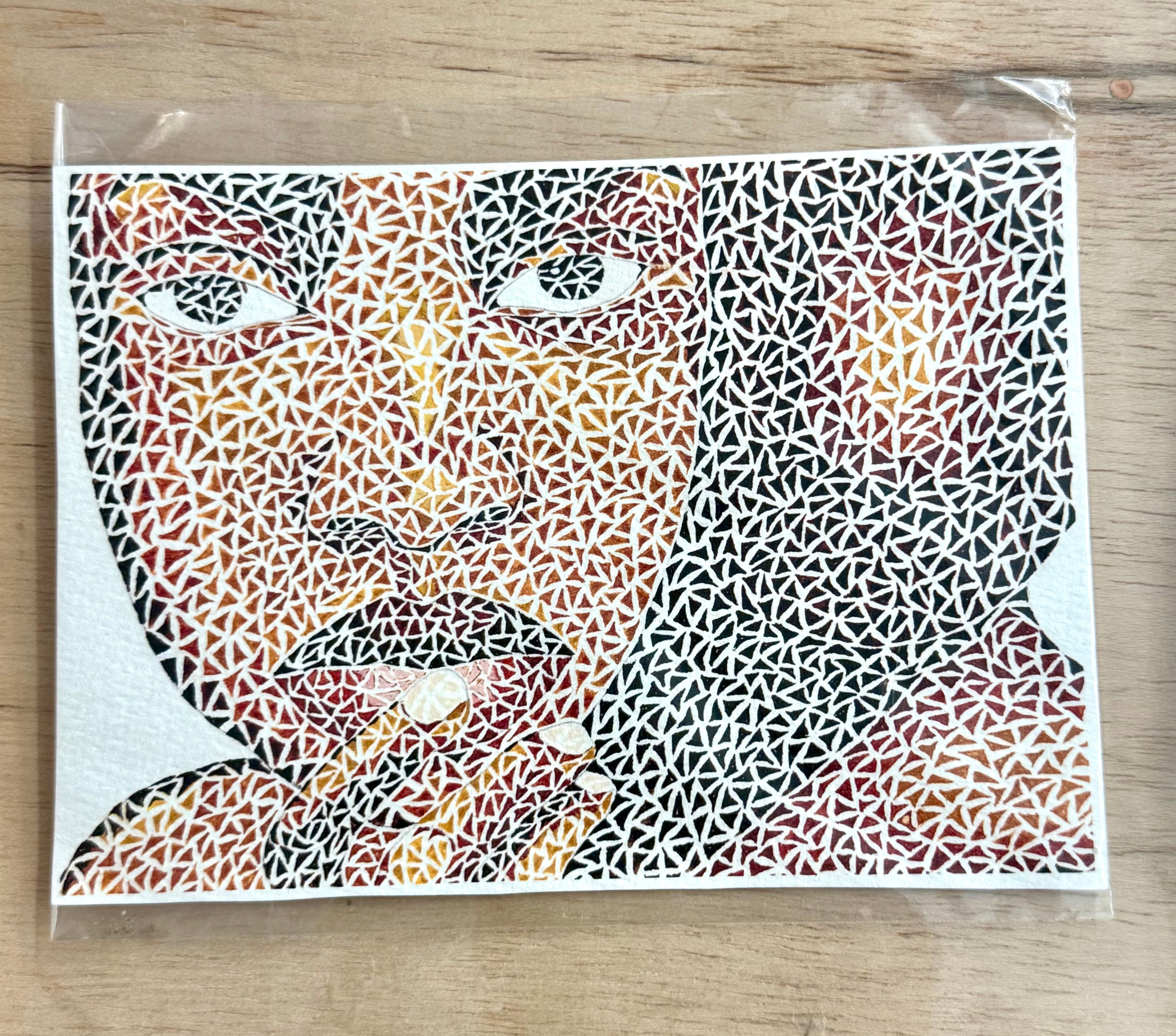 Masking 5x7 Art Print
