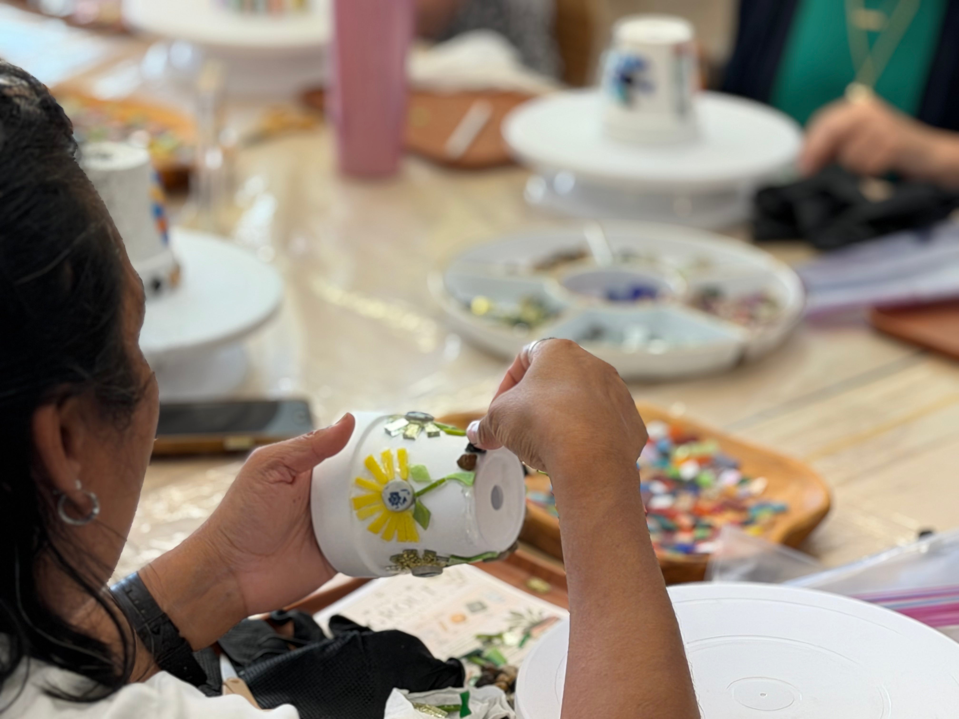 AUG 9th - Mosaic Pots