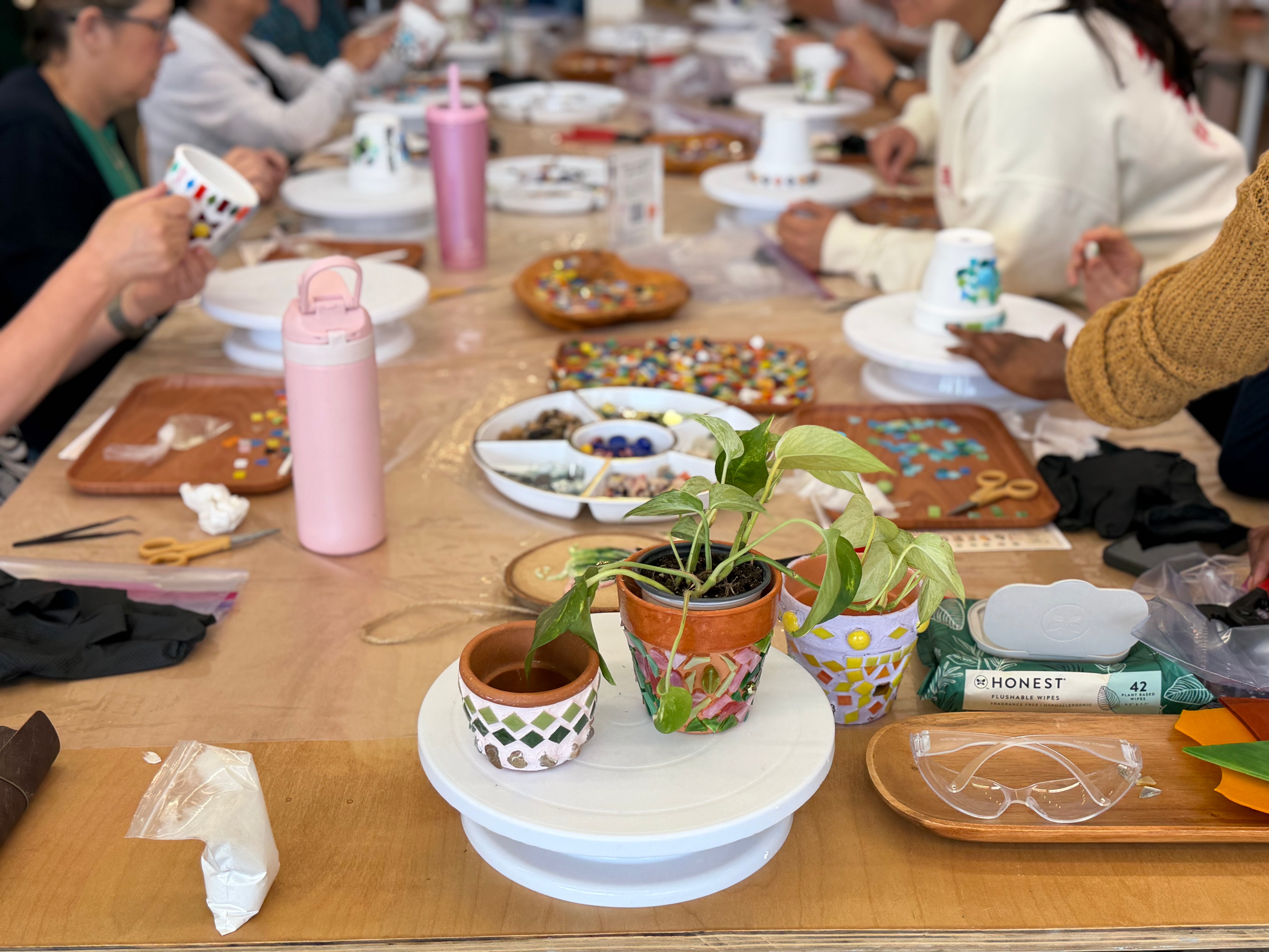 AUG 9th - Mosaic Pots