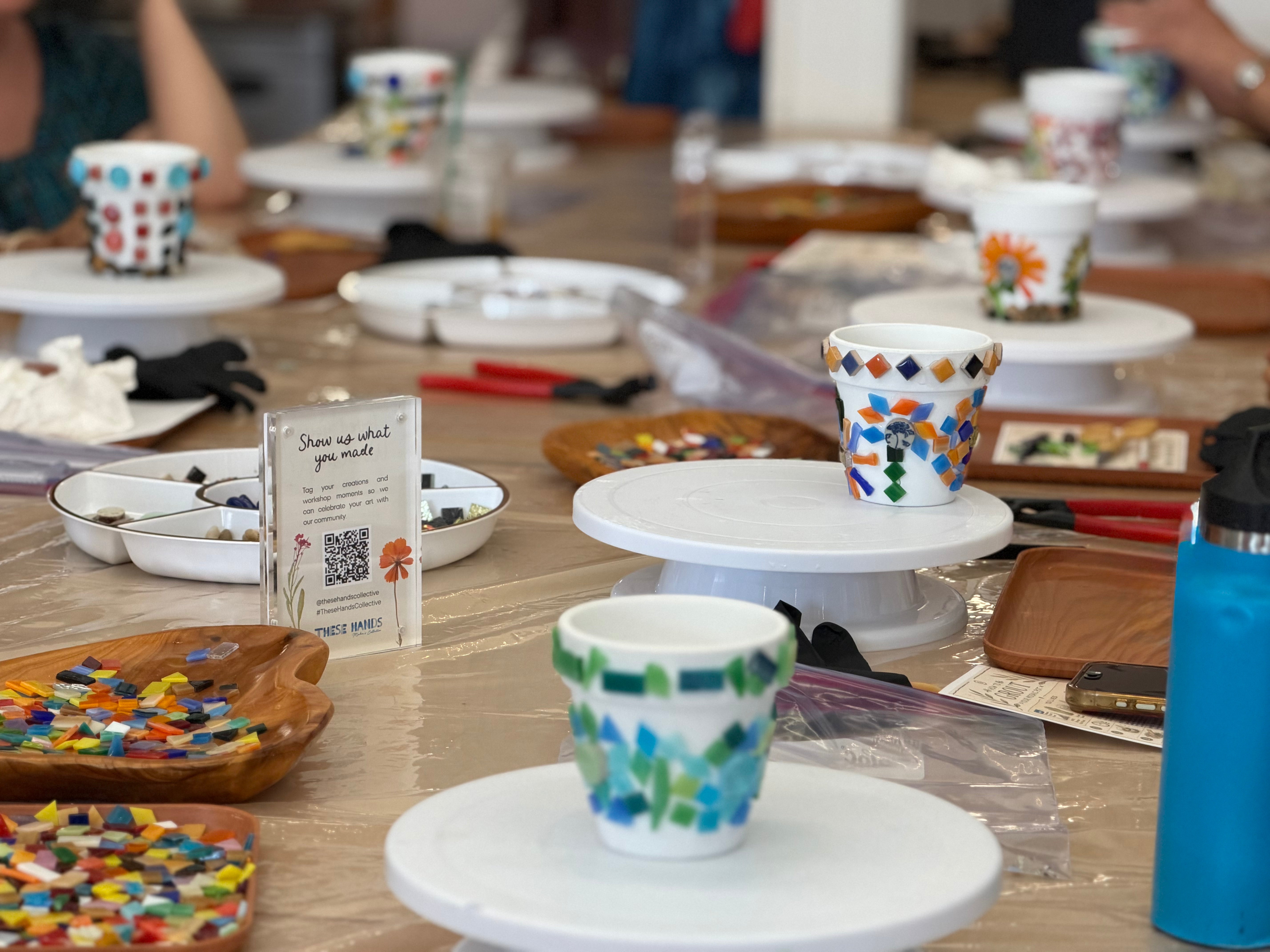 AUG 9th - Mosaic Pots