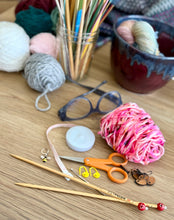 Load image into Gallery viewer, AUG 16th + 23rd - Knitting Fundamentals: Create Your First Coaster (2-Part Workshop)