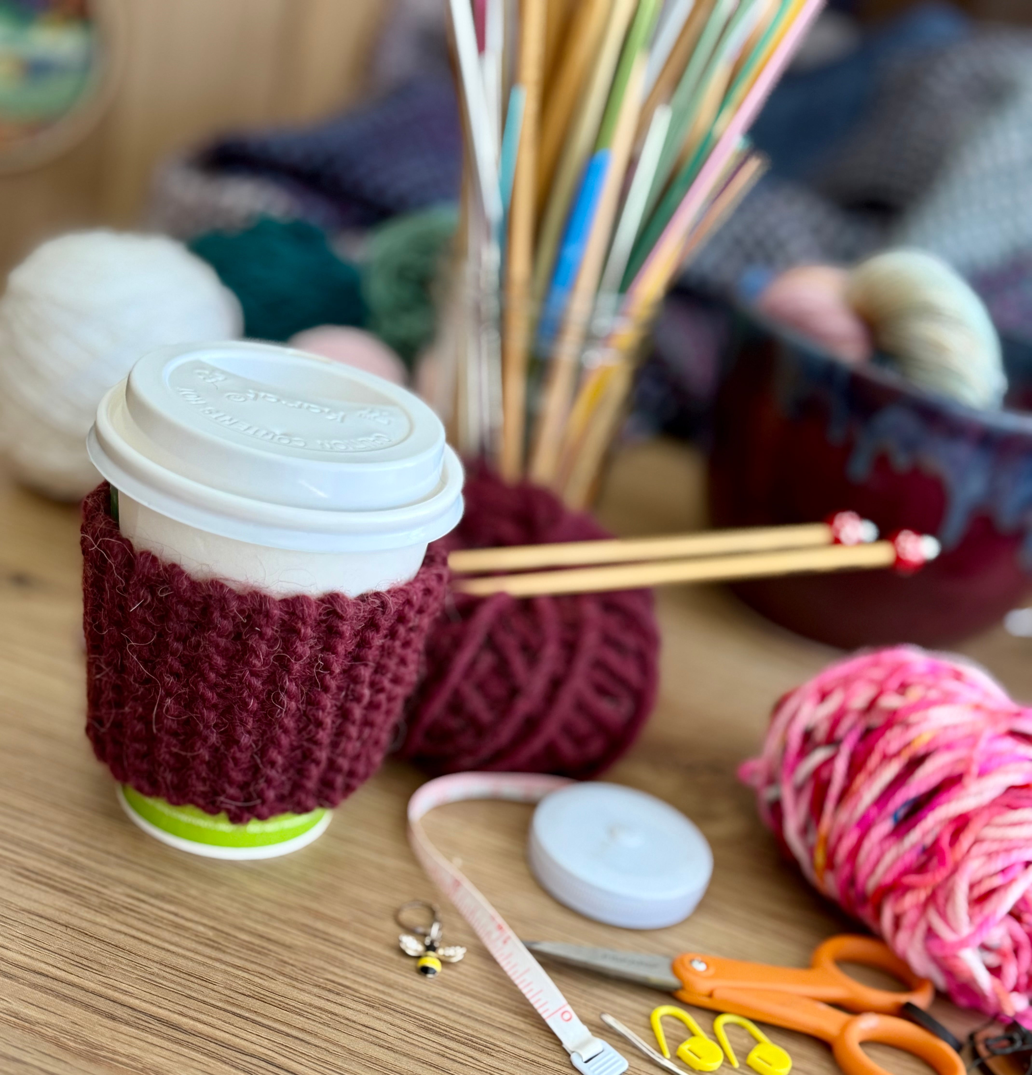 AUG 16th + 23rd - Knitting Fundamentals: Create Your First Coaster (2-Part Workshop)