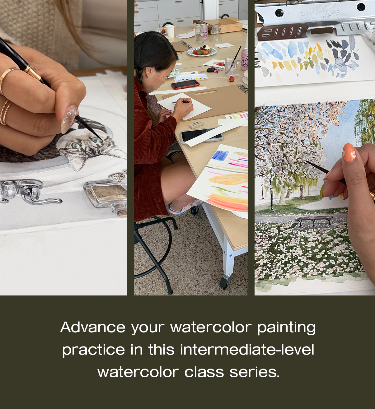 APR 10th, 17th, & 24th, IN-PERSON - Paint Like Annie: A Watercolor Bootcamp with Annie Brown