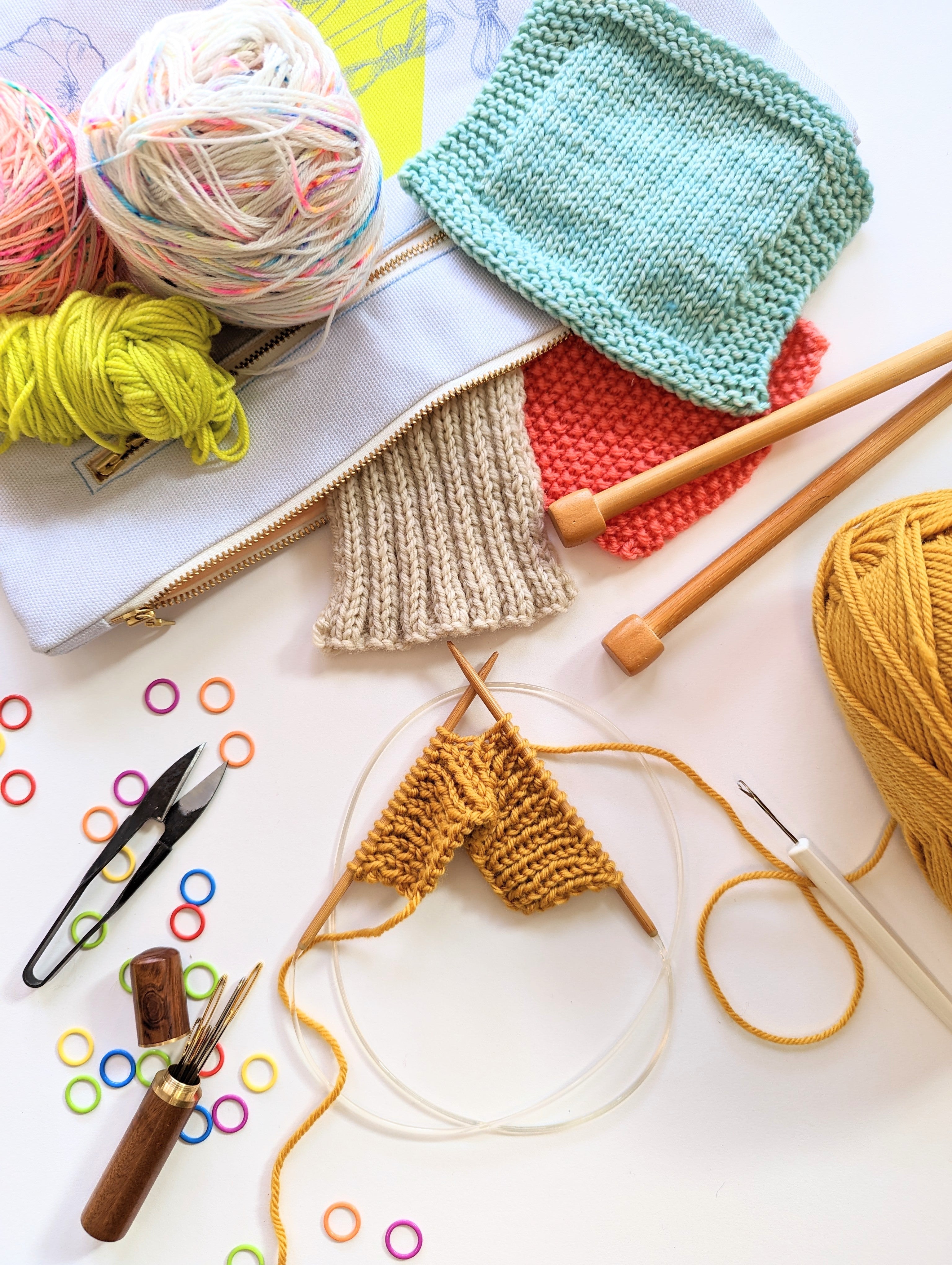 OCT 5th IN-PERSON - Intro to Knitting with Arianna Perez