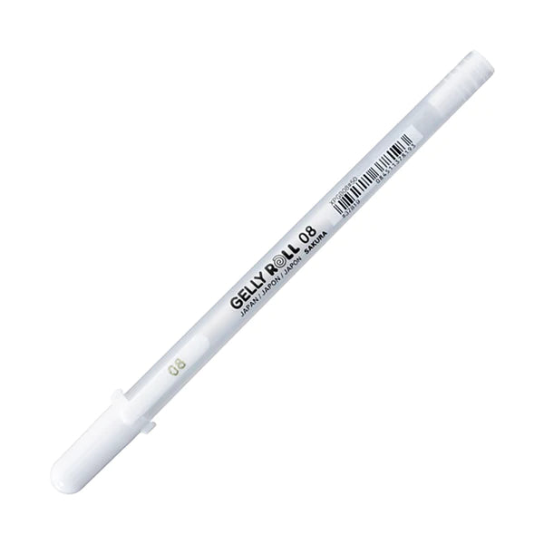 Sakura Gelly Roll White Gel Pen, 08