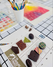 Load image into Gallery viewer, DEC 15th IN-PERSON - Bonbons &amp; Brushstrokes: A Decadent Chocolate Tasting &amp; Playful Watercolor Experience with Ruth Kennison
