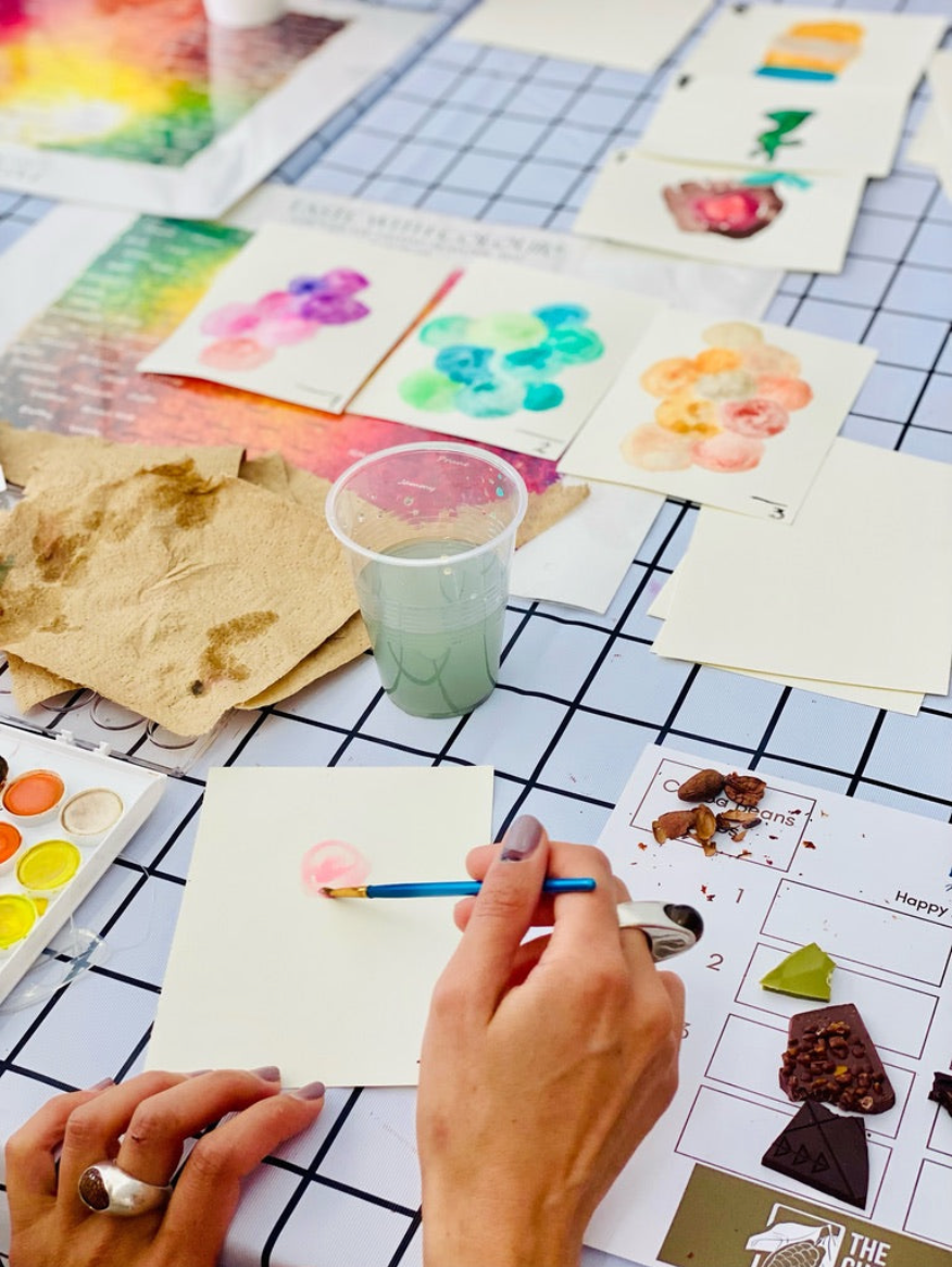 DEC 15th IN-PERSON - Bonbons & Brushstrokes: A Decadent Chocolate Tasting & Playful Watercolor Experience with Ruth Kennison