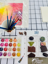 Load image into Gallery viewer, JAN 19th IN-PERSON - Bonbons &amp; Brushstrokes: A Decadent Chocolate Tasting &amp; Playful Watercolor Experience with Ruth Kennison