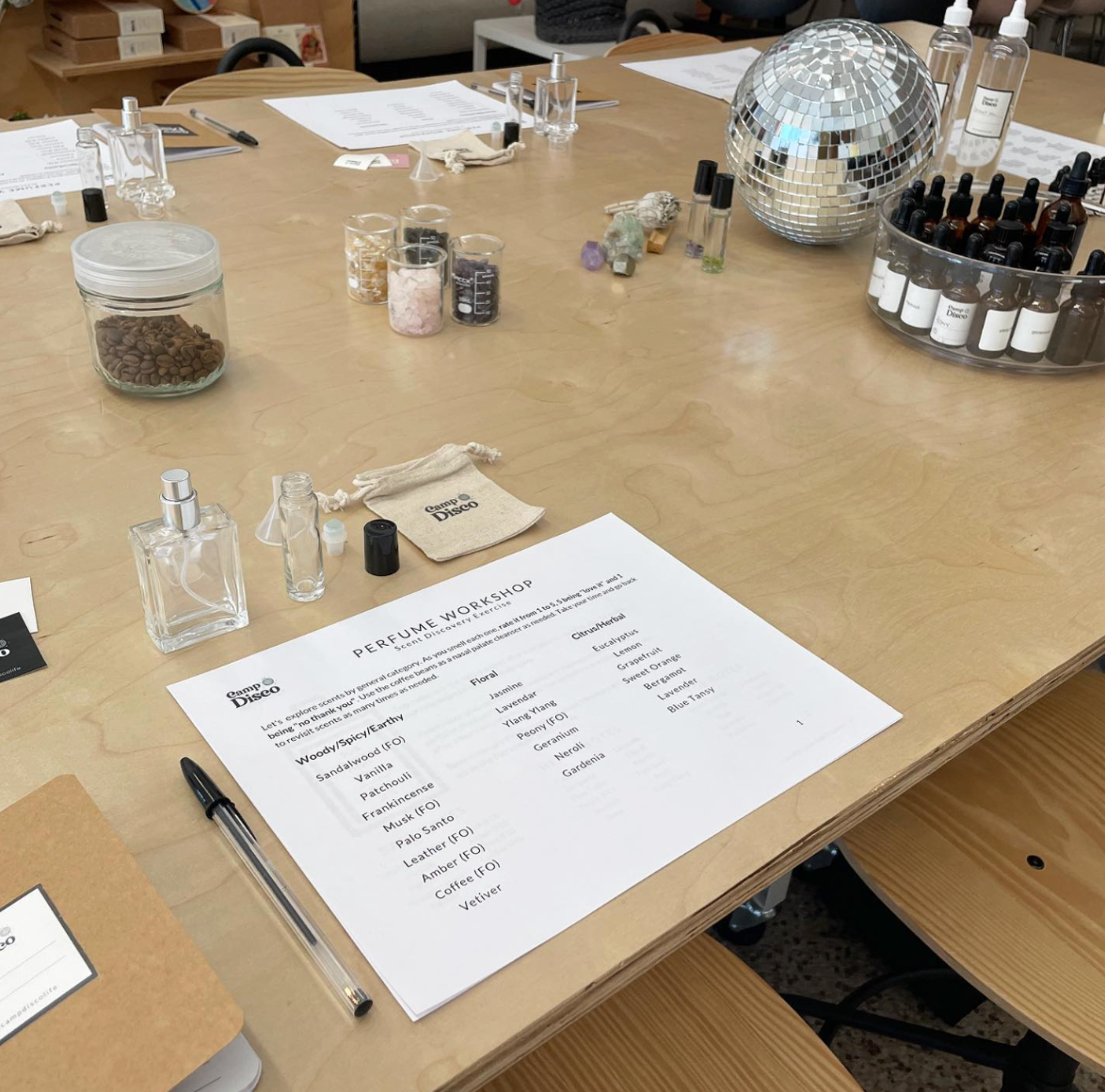 OCT 12th IN-PERSON - Perfume Making in Vintage Vessels with Camp Disco