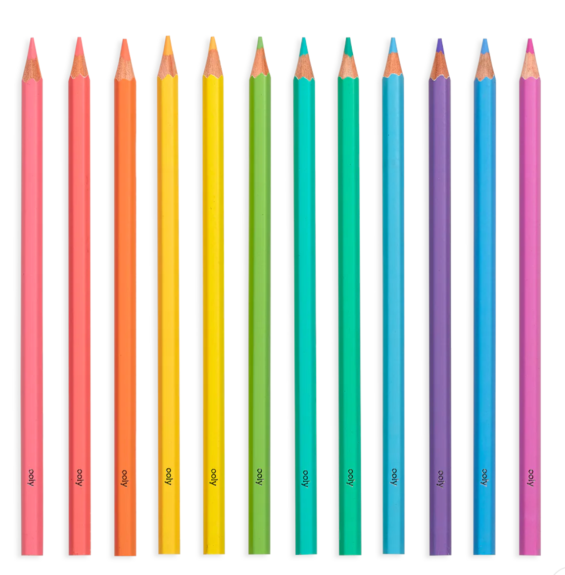 Soft-Hued Colored Pencils - Set of 12