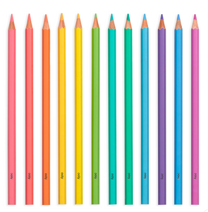 Soft-Hued Colored Pencils - Set of 12