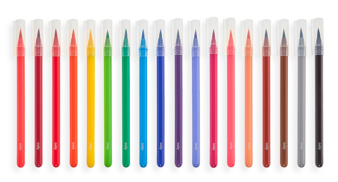 Chroma Blends Watercolor Brush Markers - Set of 18