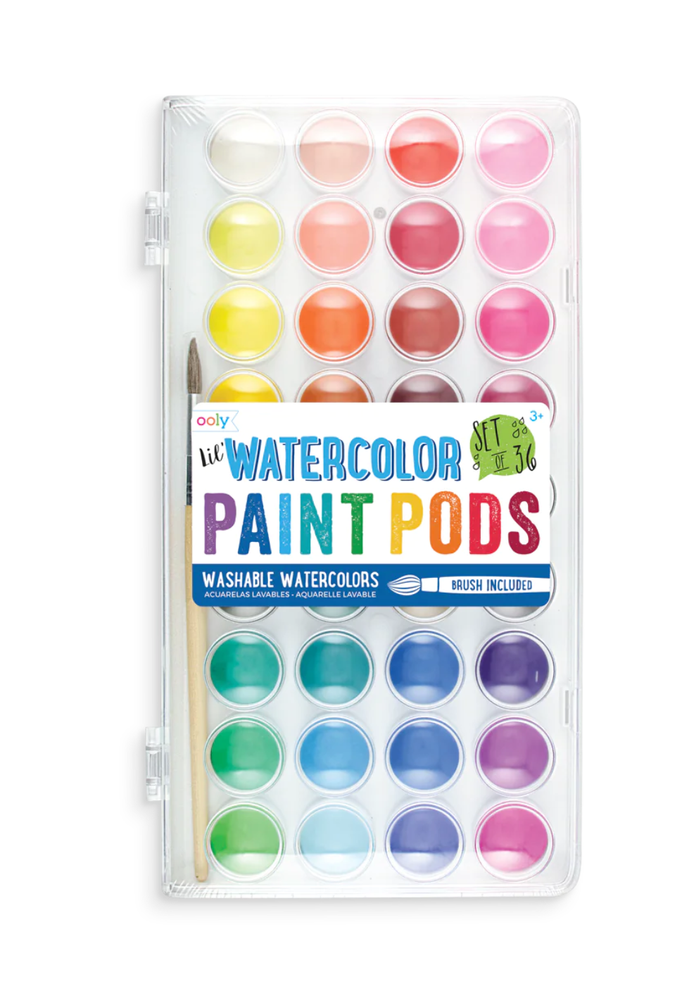 Lil' Watercolor Paint Pods - Set of 36