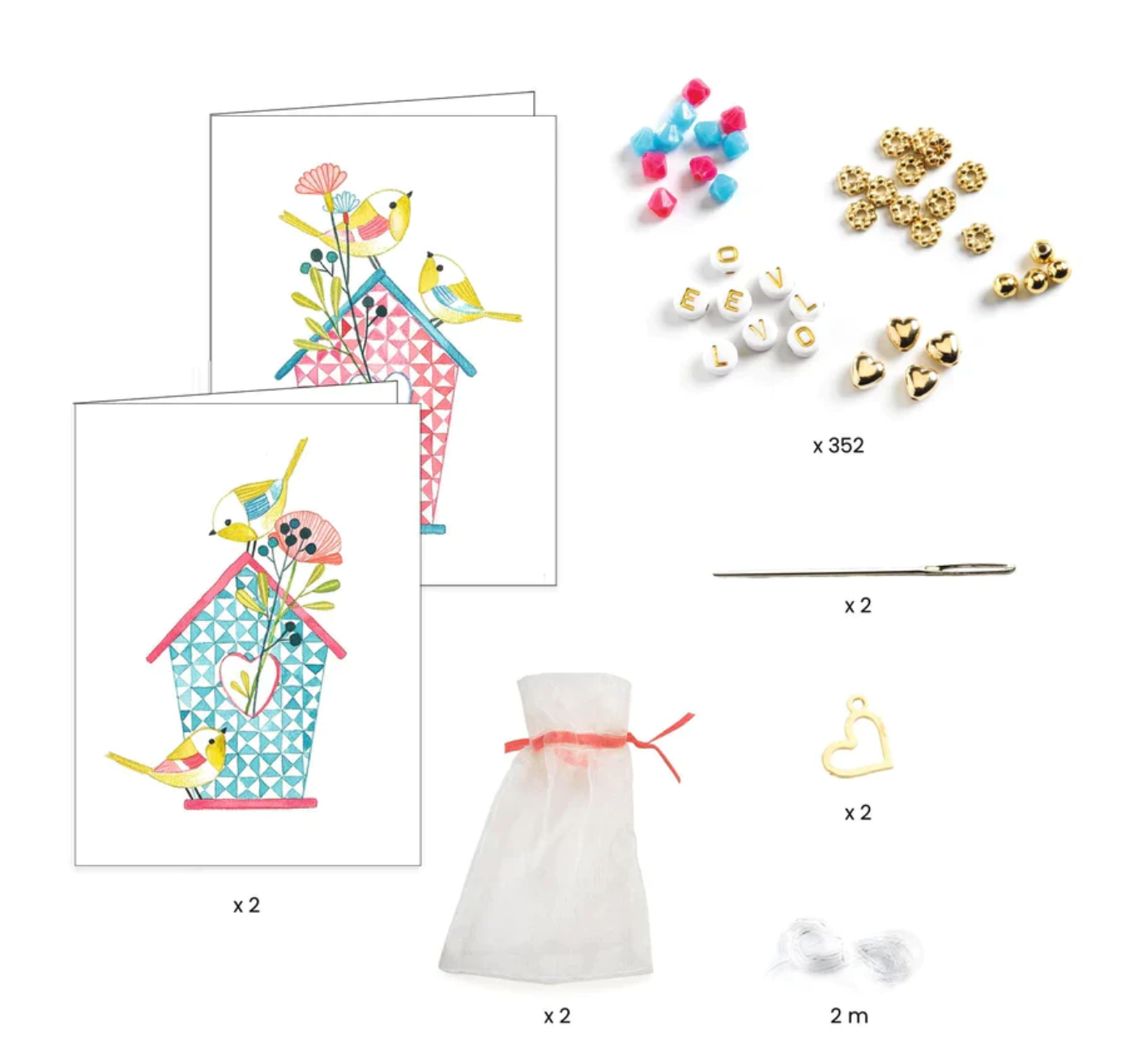 Made with You & Me Kid's  Love Letters Jewelry Kit