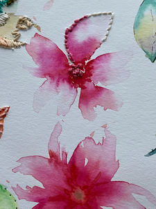 NOV 10th IN-PERSON - Paint & Stitch on Paper with Mirina Moloney