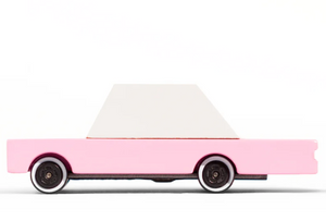 CandyCar Wooden Pink Sedan