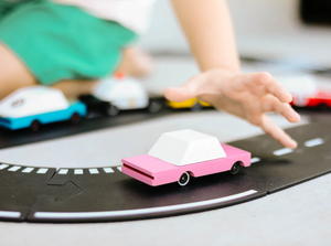 CandyCar Wooden Pink Sedan