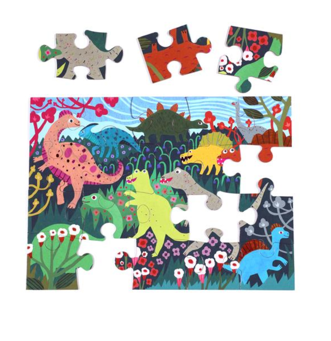 Dinosaur Friends Puzzle (20 Pieces)