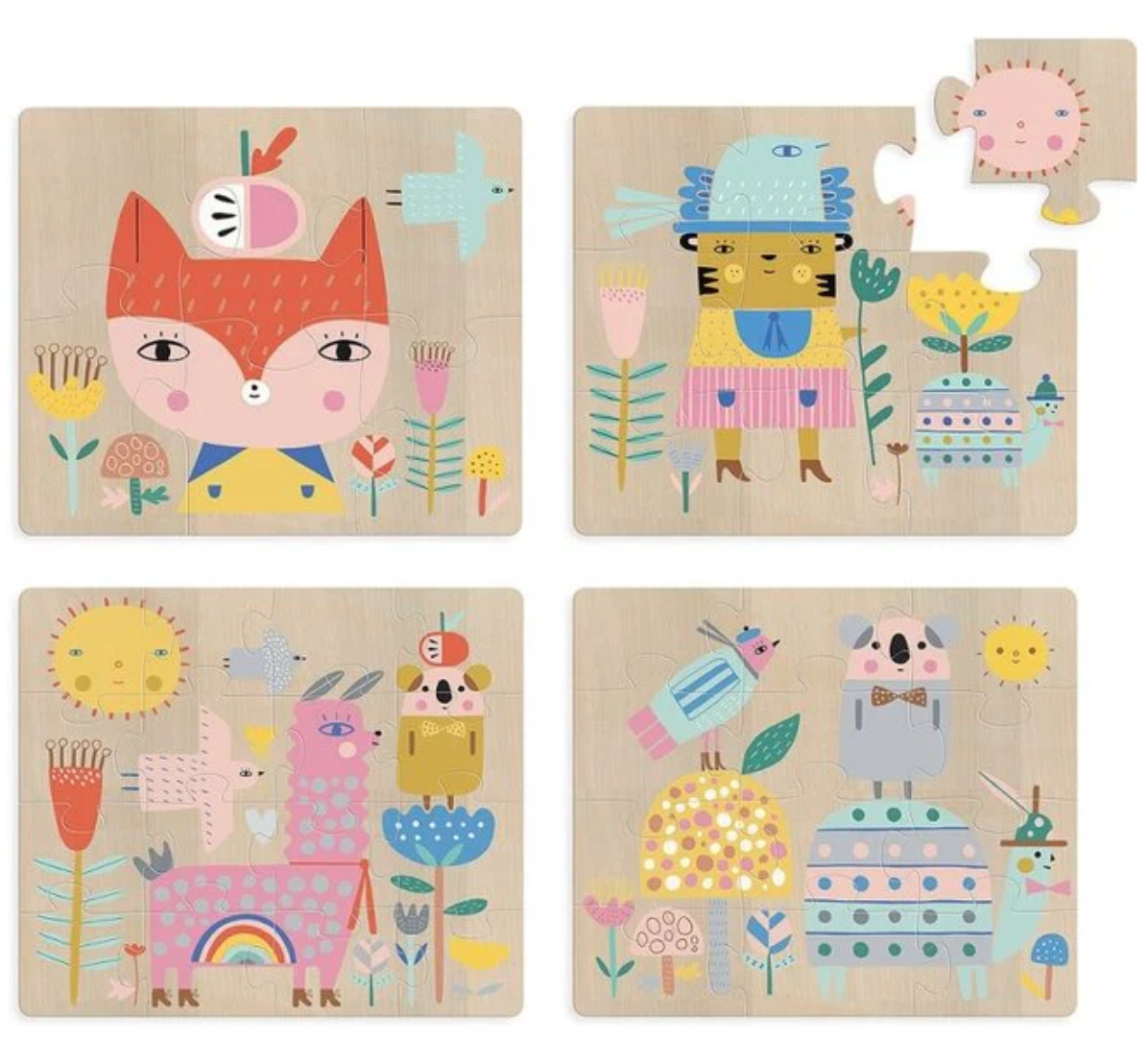 Vilac Wooden Puzzle Set