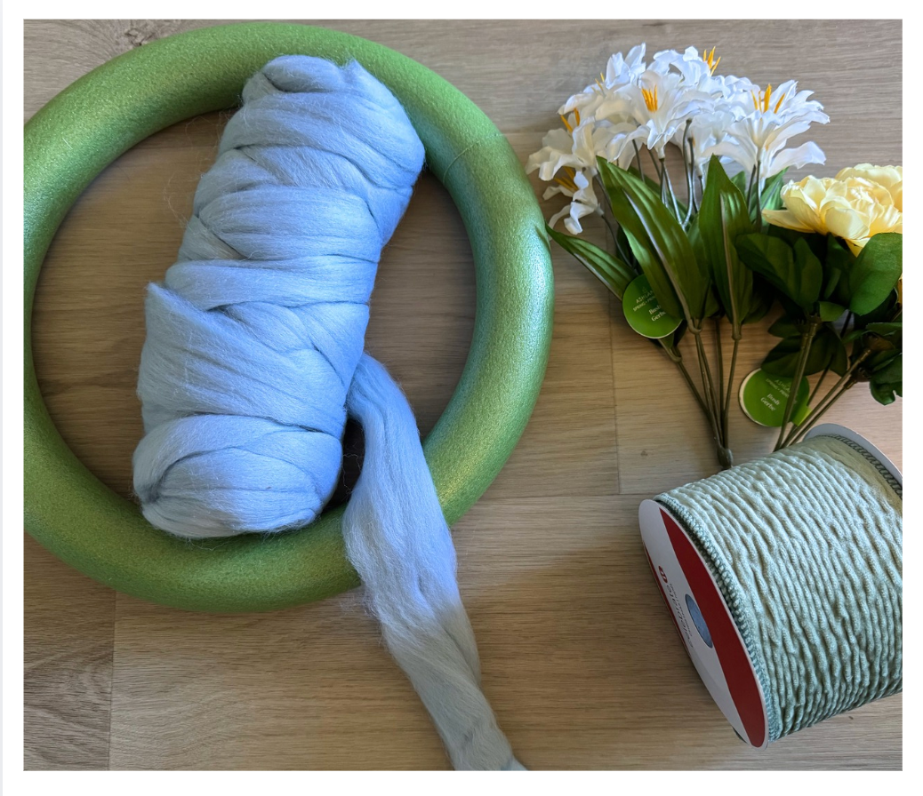 MAR 21st - IN PERSON - Spring Wreath: A Fiber Art Workshop