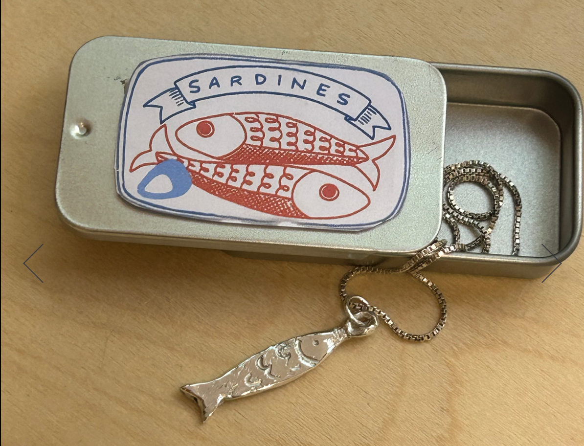 AUG 22nd - Silver Metal Clay Sardine Pendant Workshop
