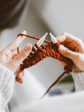 Load image into Gallery viewer, AUG 16th + 23rd - Knitting Fundamentals: Create Your First Coaster (2-Part Workshop)