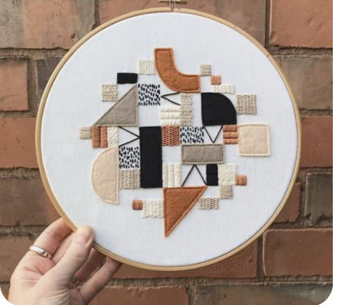 AUG 21st- 3D, Geometric Embroidery Workshop (Intermediate)