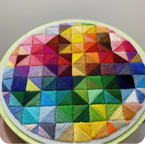 AUG 21st- 3D, Geometric Embroidery Workshop (Intermediate)