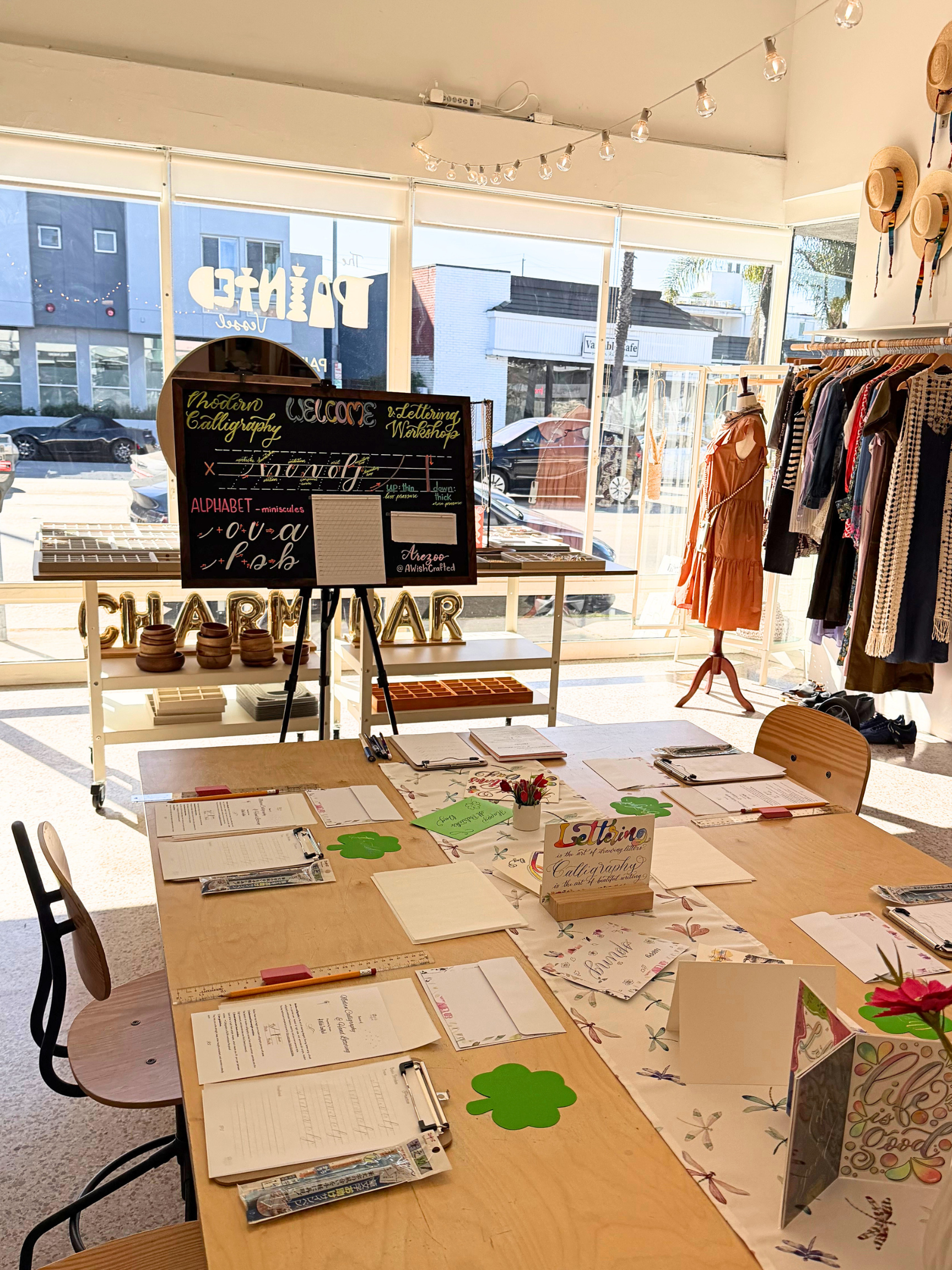May 9 - Calligraphy Club: Fabric Edition