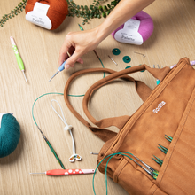 Load image into Gallery viewer, Soolla Studio Artist Bag, Forest Green, Craft Tool Bag