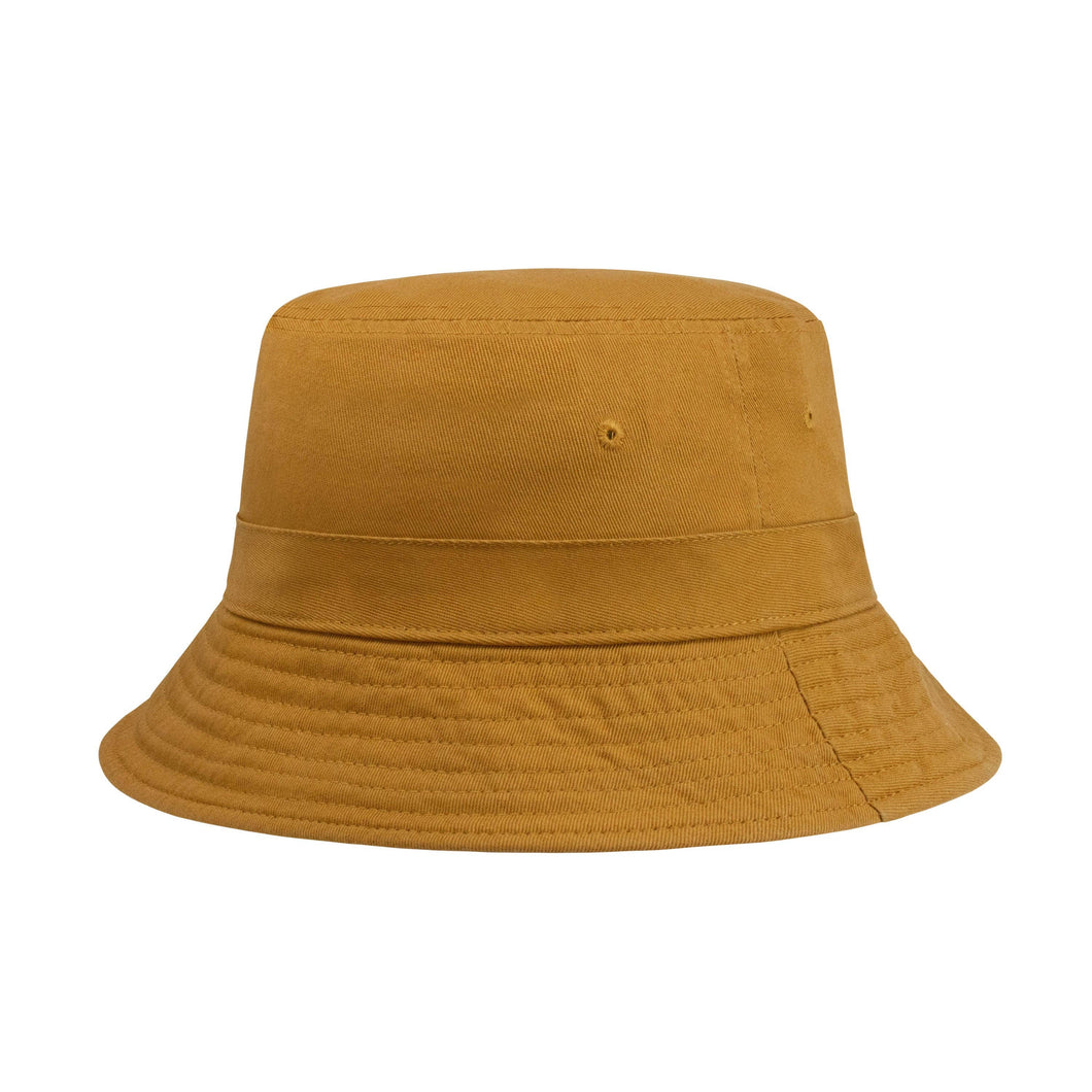 CHOK.LIDS Canvas Bucket Hat: Mustard