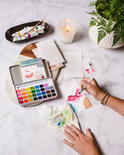 Load image into Gallery viewer, English Countryside watercolor painting kit