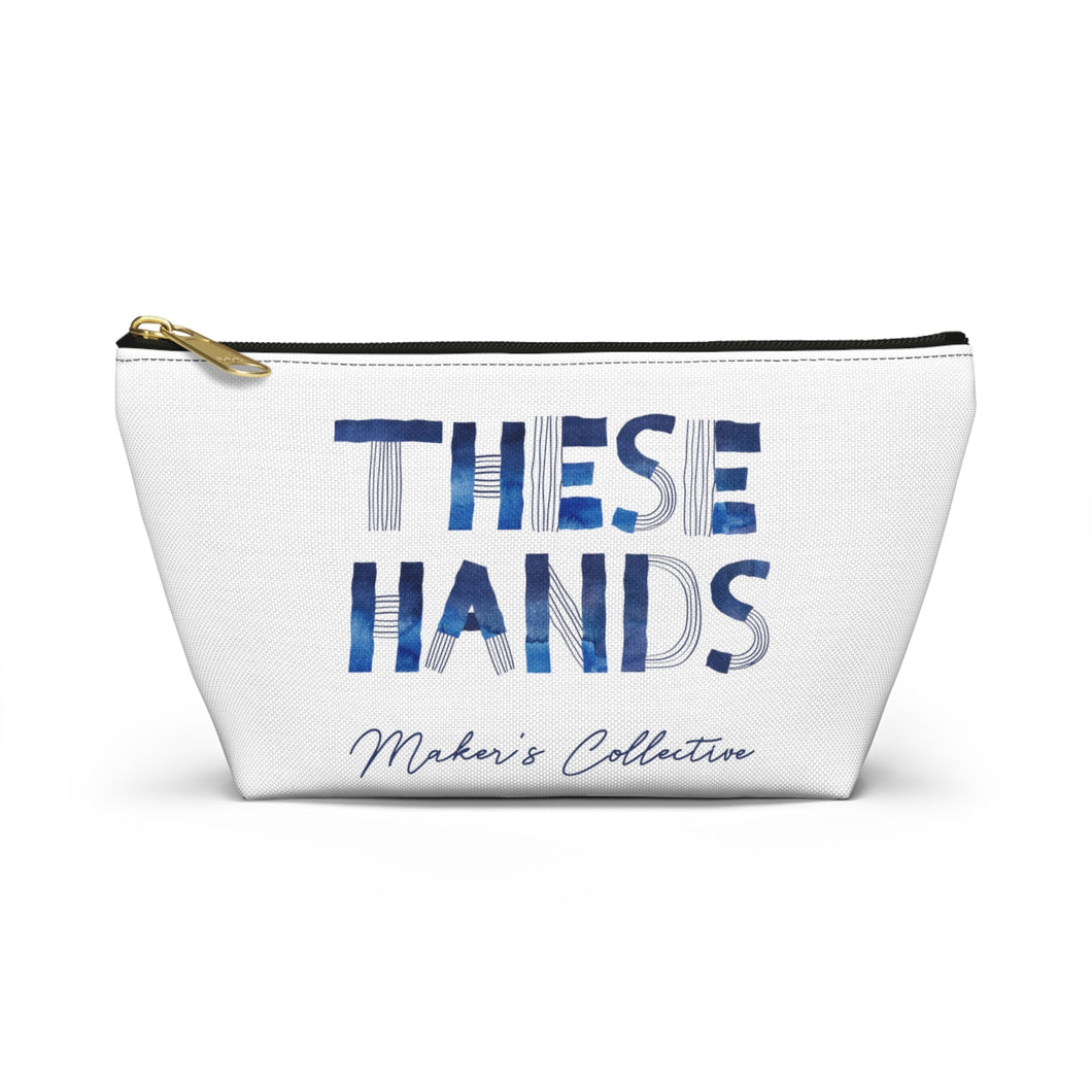 Accessory Pouch w T - bottom - These Hands Makers Collective
