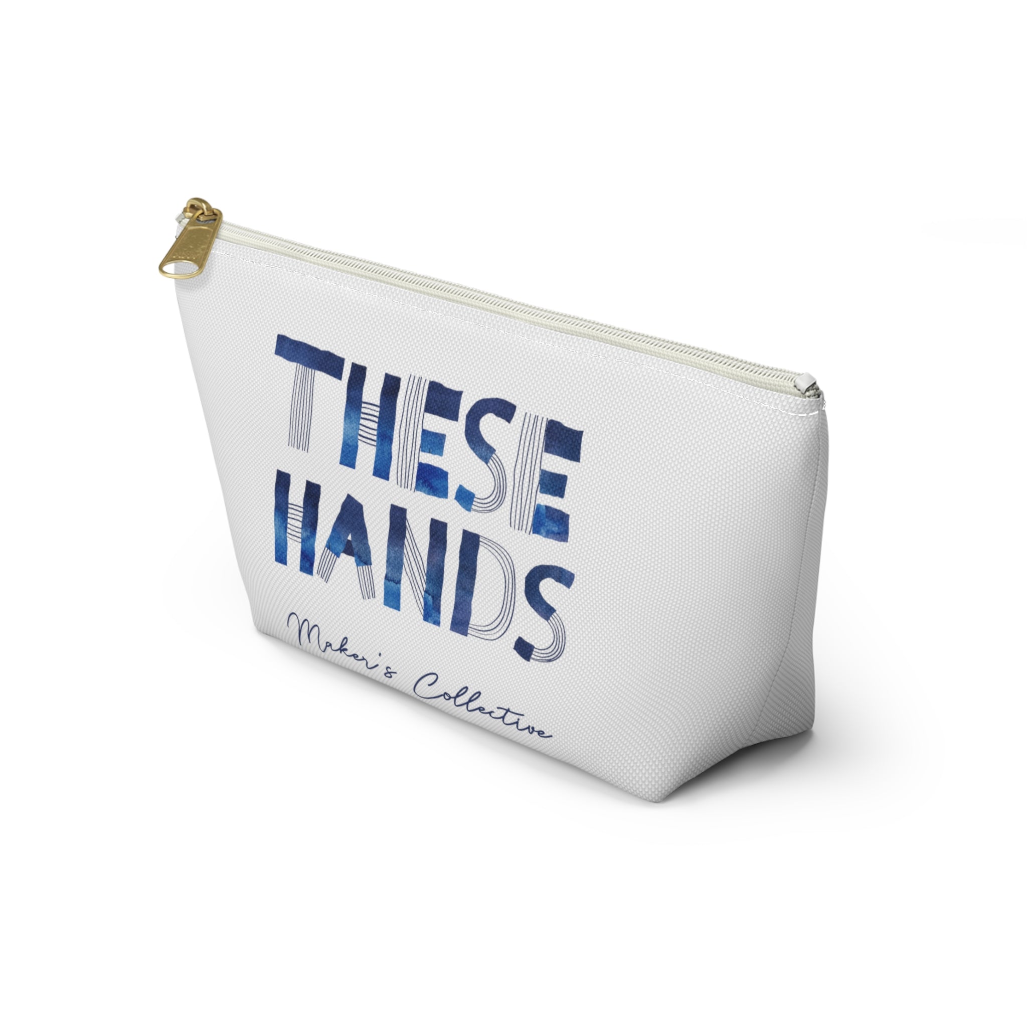 Accessory Pouch w T - bottom - These Hands Makers Collective