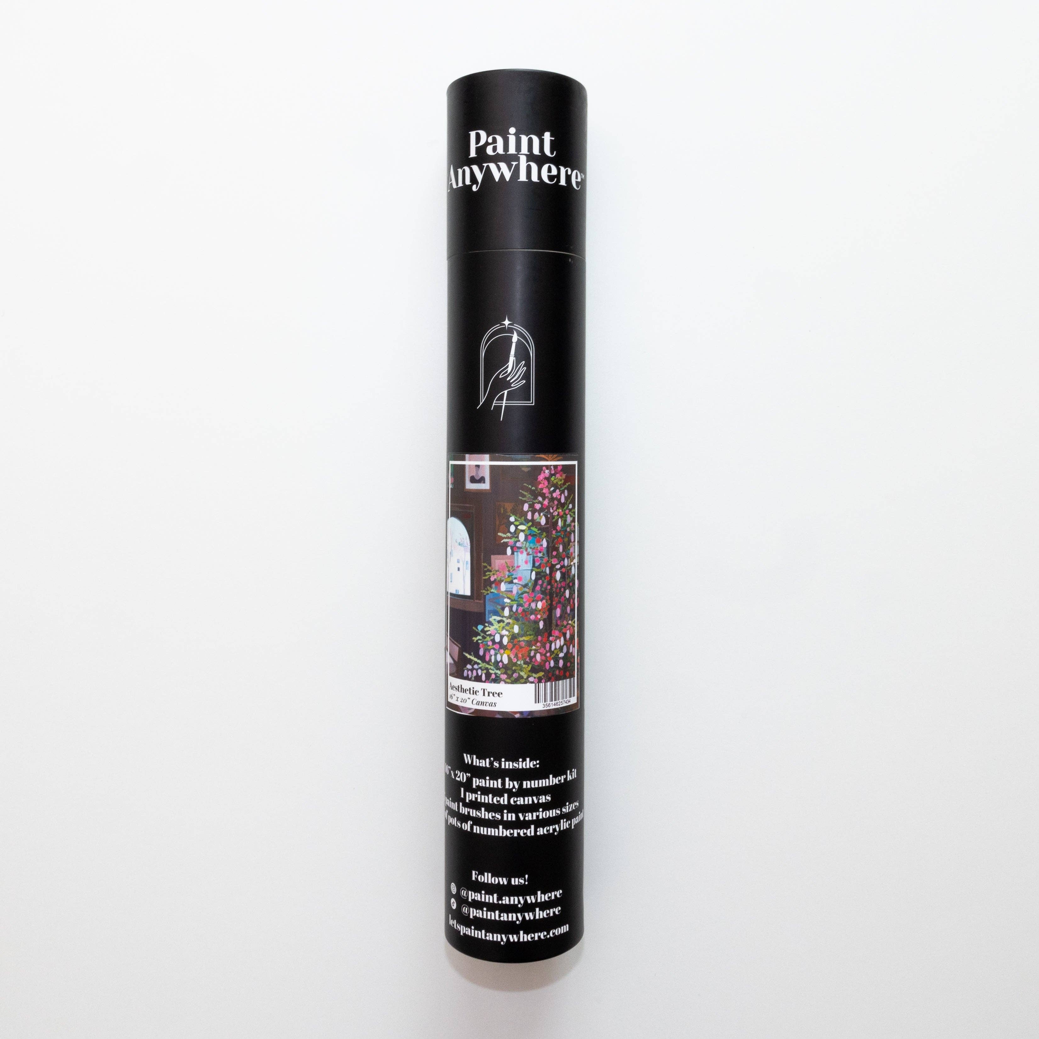 Aesthetic Tree by Team Paint Anywhere Holiday Paint by Numbers Deluxe - These Hands Makers Collective