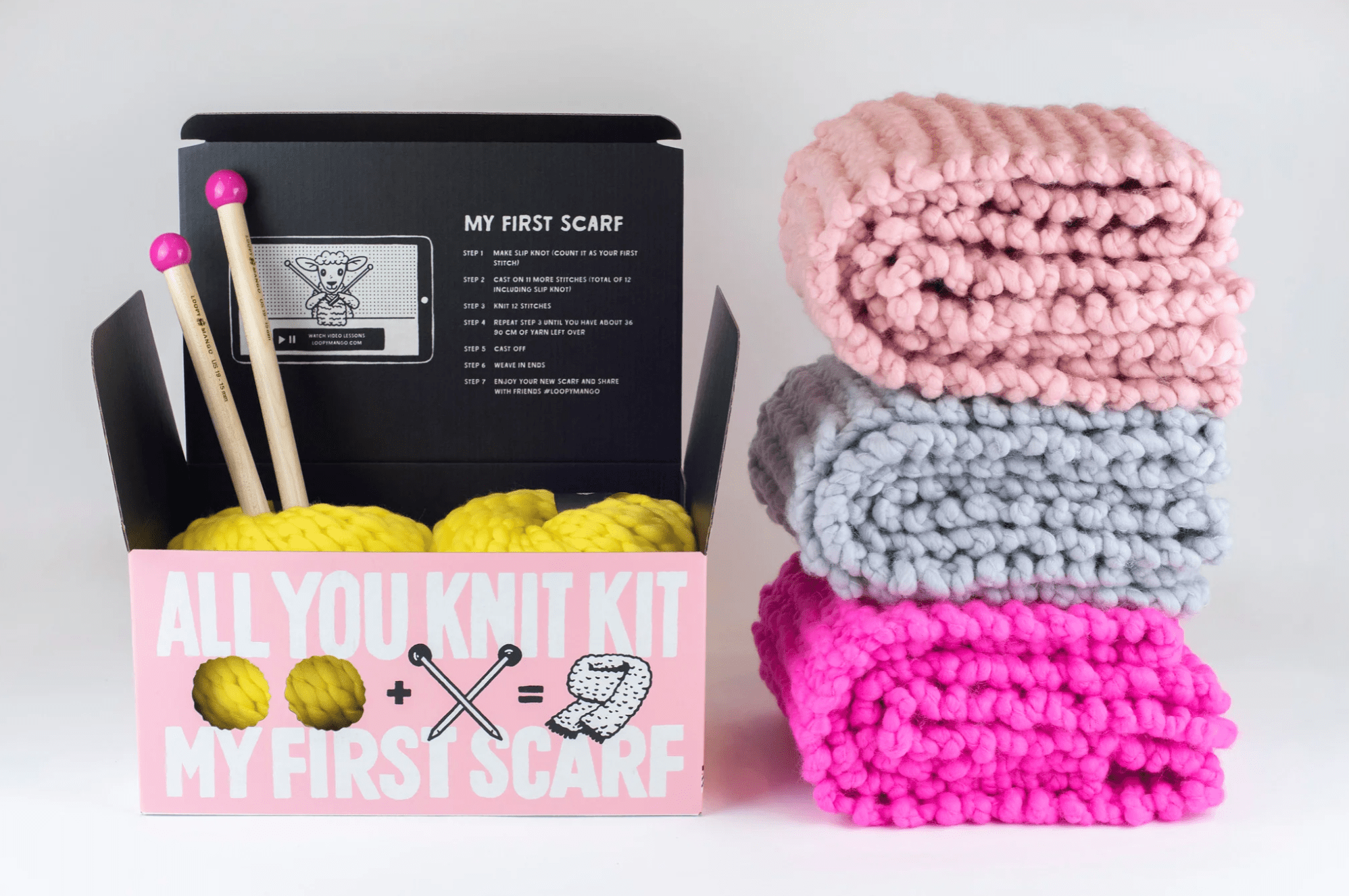 All You Knit Kit - Scarf - These Hands Makers Collective