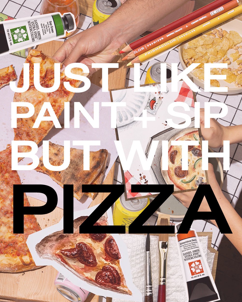 APR 15th IN - PERSON - Paint + Pizza Party with Annie Brown - These Hands Makers Collective