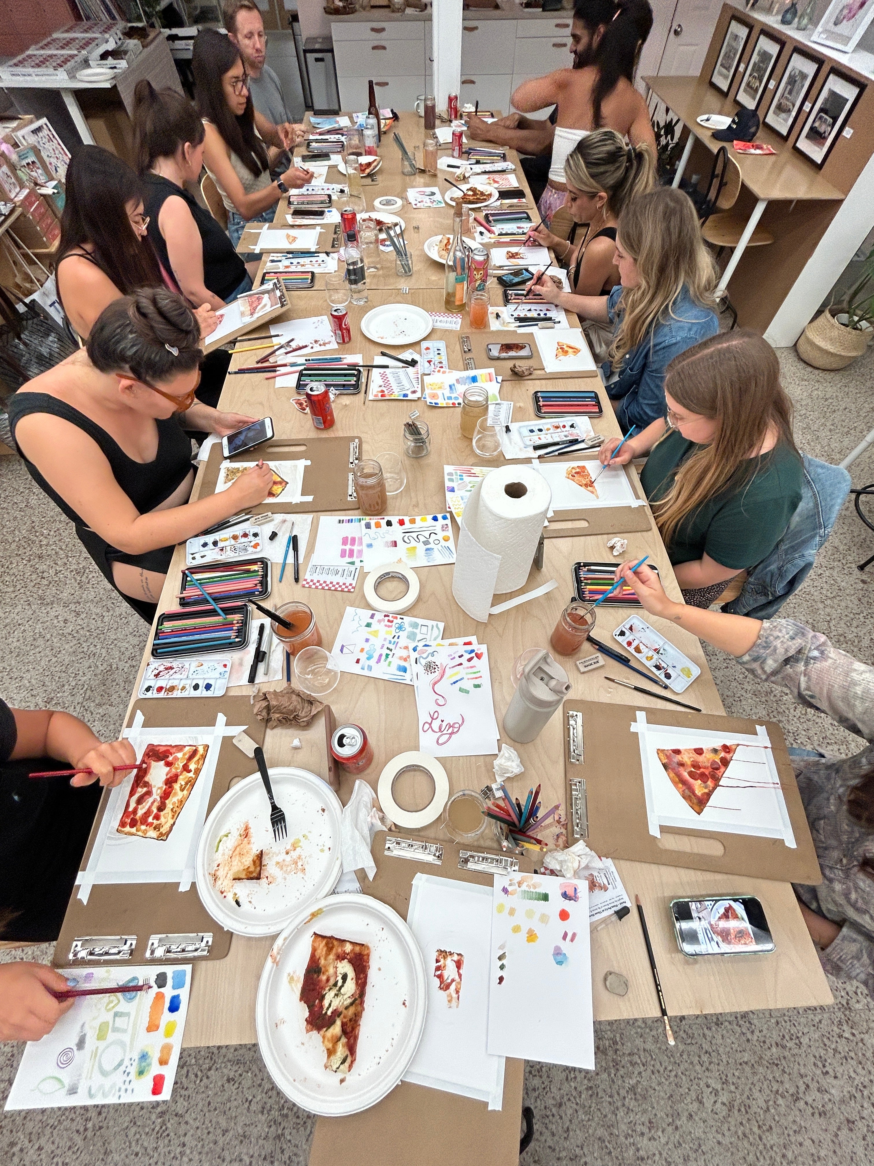 APR 15th IN - PERSON - Paint + Pizza Party with Annie Brown - These Hands Makers Collective