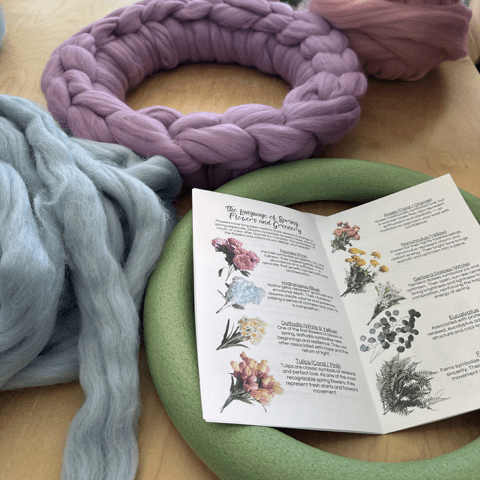 Apr 18th - IN PERSON - Spring Wreath: A Fiber Art Workshop - These Hands Makers Collective