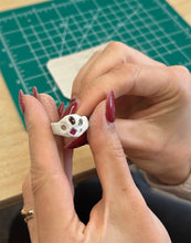 Load image into Gallery viewer, APR 25th - IN PERSON - Silver Metal Clay Gem Rings - These Hands Makers Collective