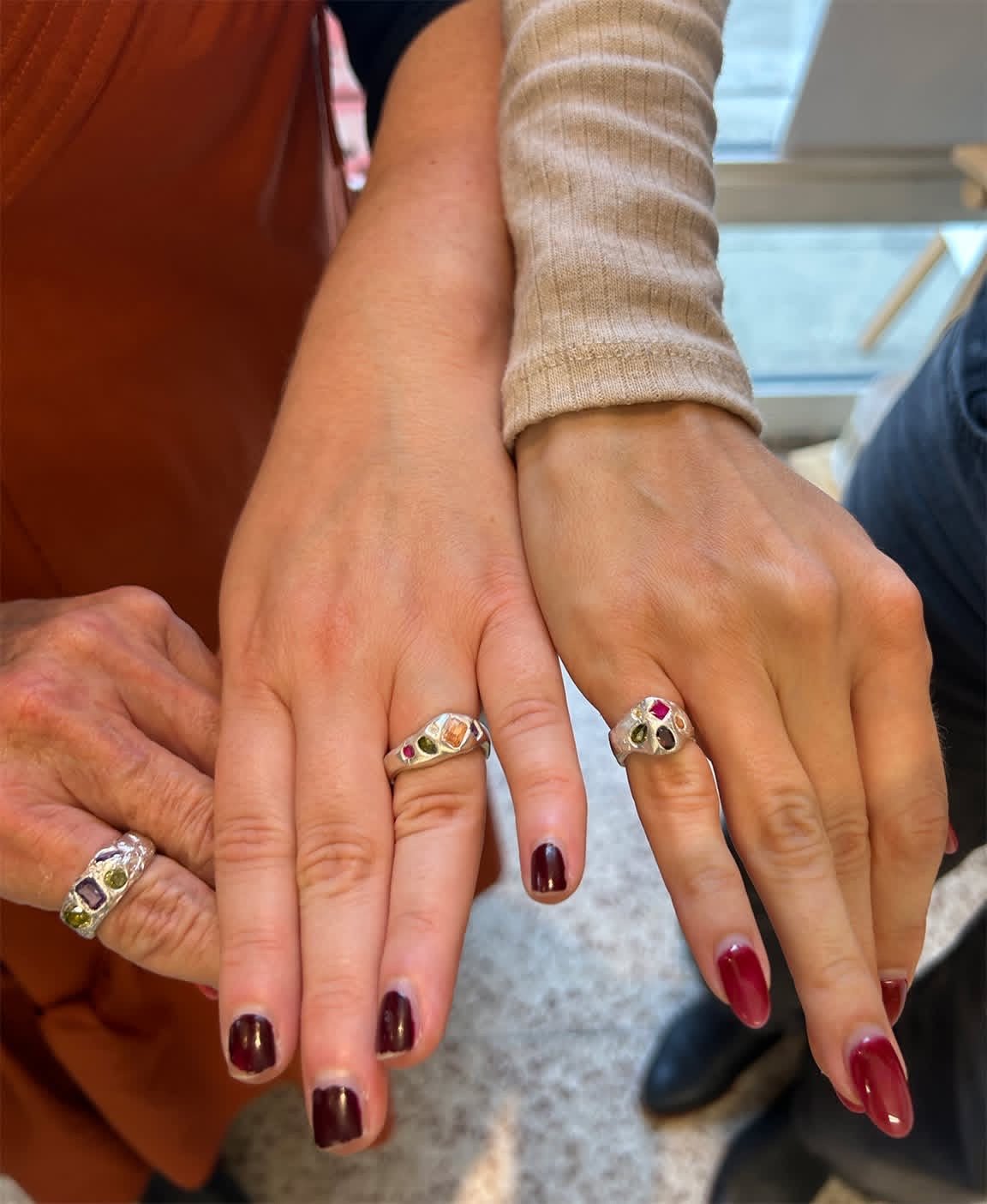 APR 25th - IN PERSON - Silver Metal Clay Gem Rings - These Hands Makers Collective