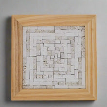 Load image into Gallery viewer, "Offset - Travertine" -  Beginner Mosaic Kit - Wall Art