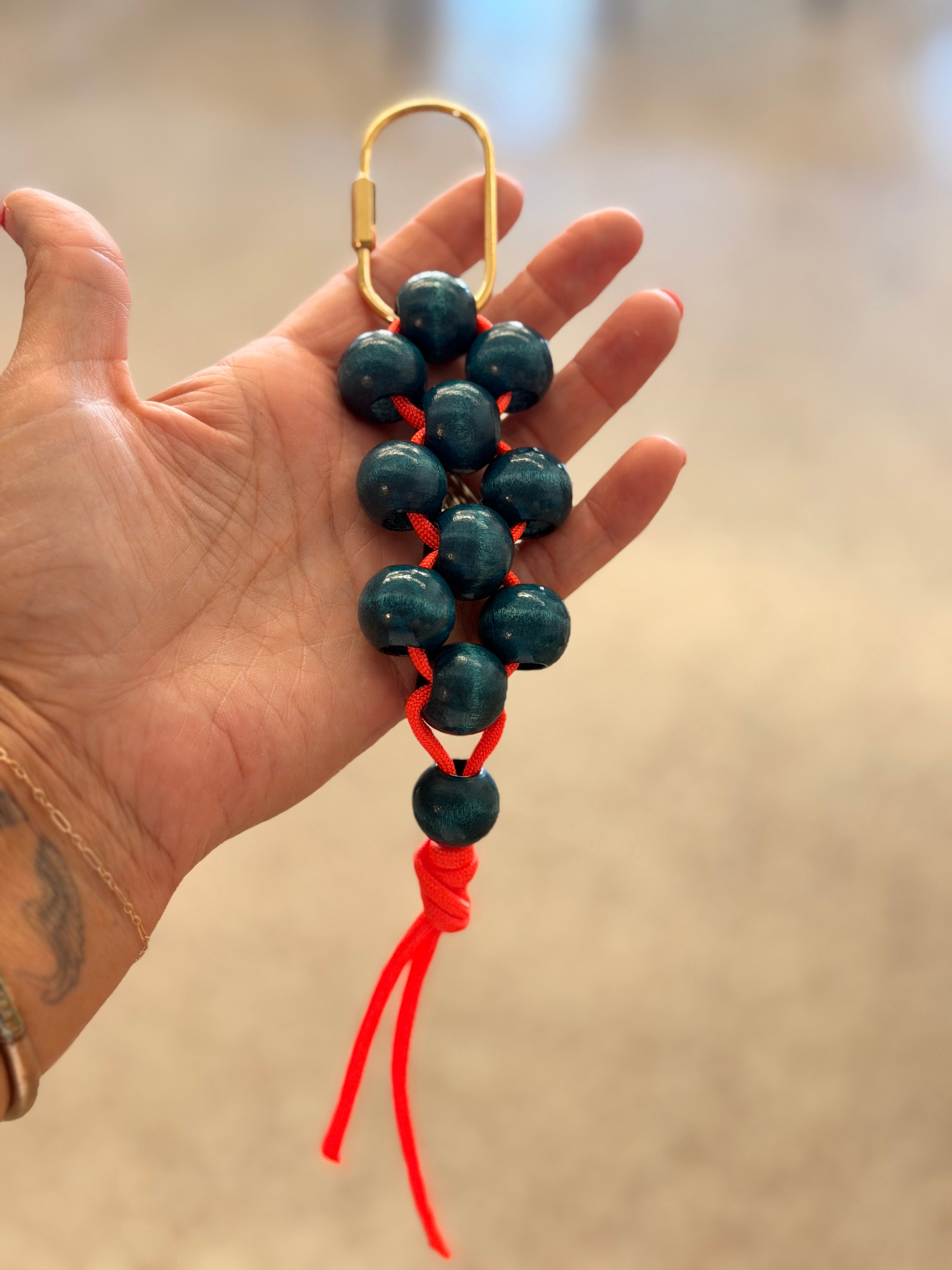 Beaded Bag Charm - These Hands Makers Collective
