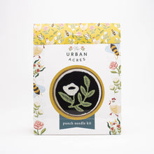 Load image into Gallery viewer, Black Floral Punch Needle Kit: Beginner Kit - These Hands Makers Collective