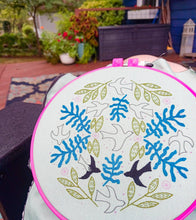 Load image into Gallery viewer, Blackbird embroidery kit - These Hands Makers Collective