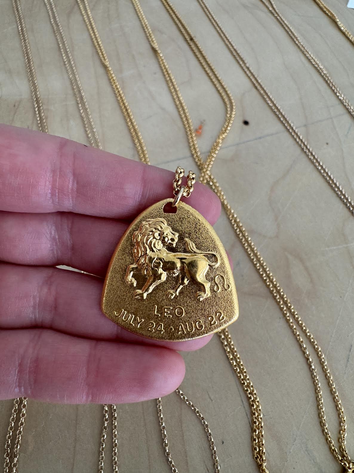 Brass Zodiac Necklace - These Hands Makers Collective