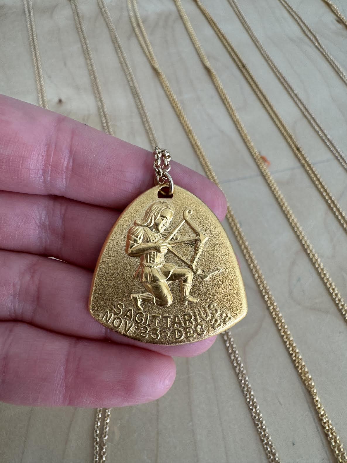 Brass Zodiac Necklace - These Hands Makers Collective