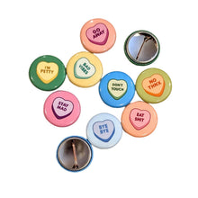 Load image into Gallery viewer, Button - Bye Bye (Pins for Unbroken Hearts) - These Hands Makers Collective