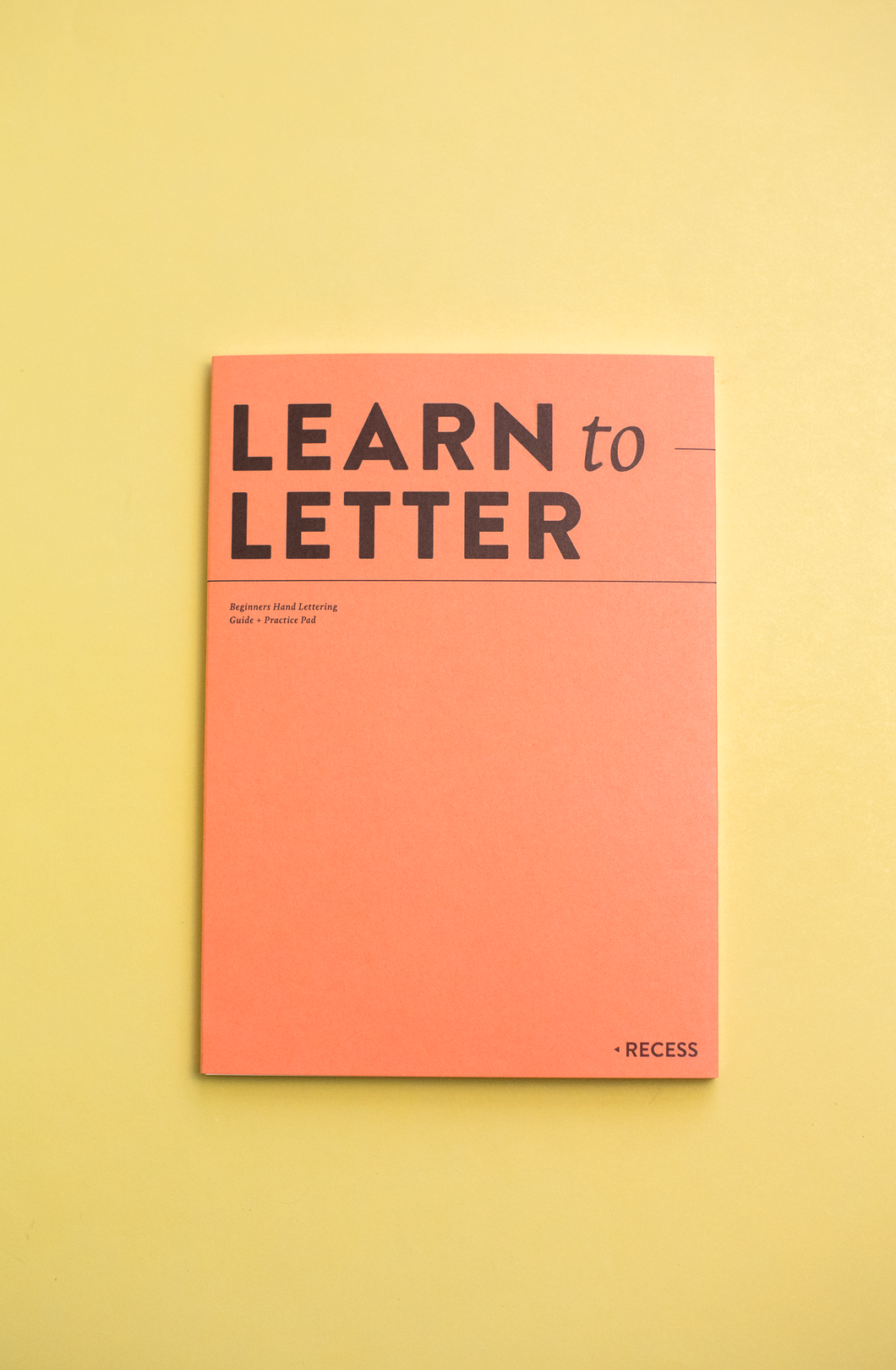 Learn To Letter Notebook: Coral